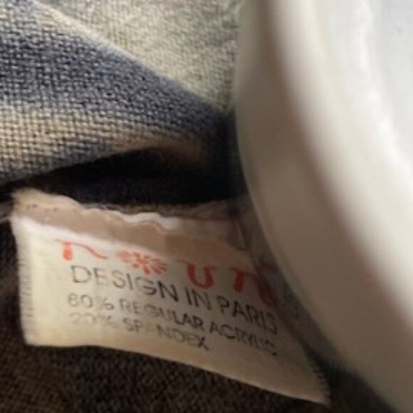 Vintage NOUN PARIS Japanese Lady Graphic Long Sleeve Knit Size S - Picture 8 of 9